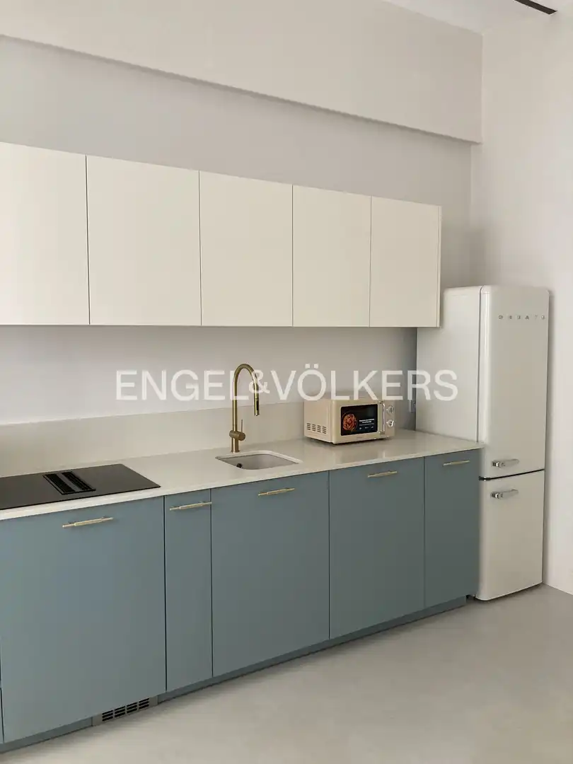Cuina de Pis de lloguer en Valencia amb Aire condicionat, Calefacció i Terrassa