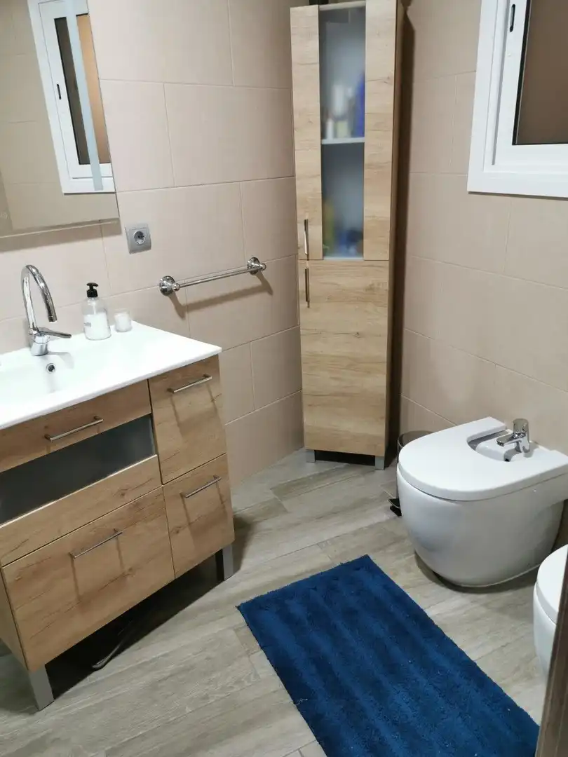Badezimmer von Wohnung zum Verkauf in Mollet del Vallès mit Klimaanlage, Parkett und Abstellraum