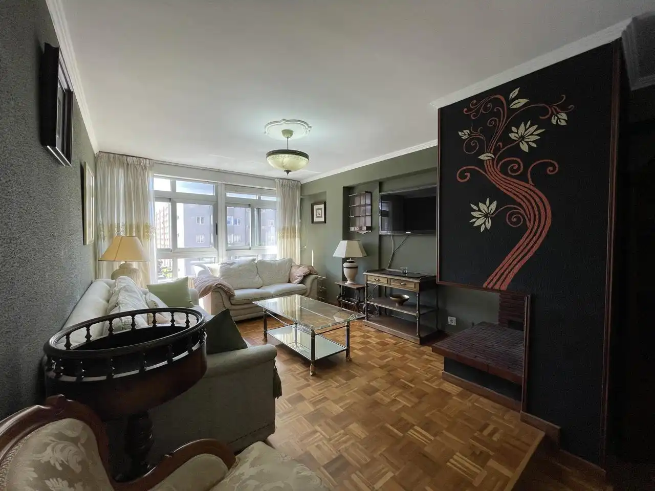 Sala de estar de Piso en venta en A Coruña Capital  con Calefacción y Trastero