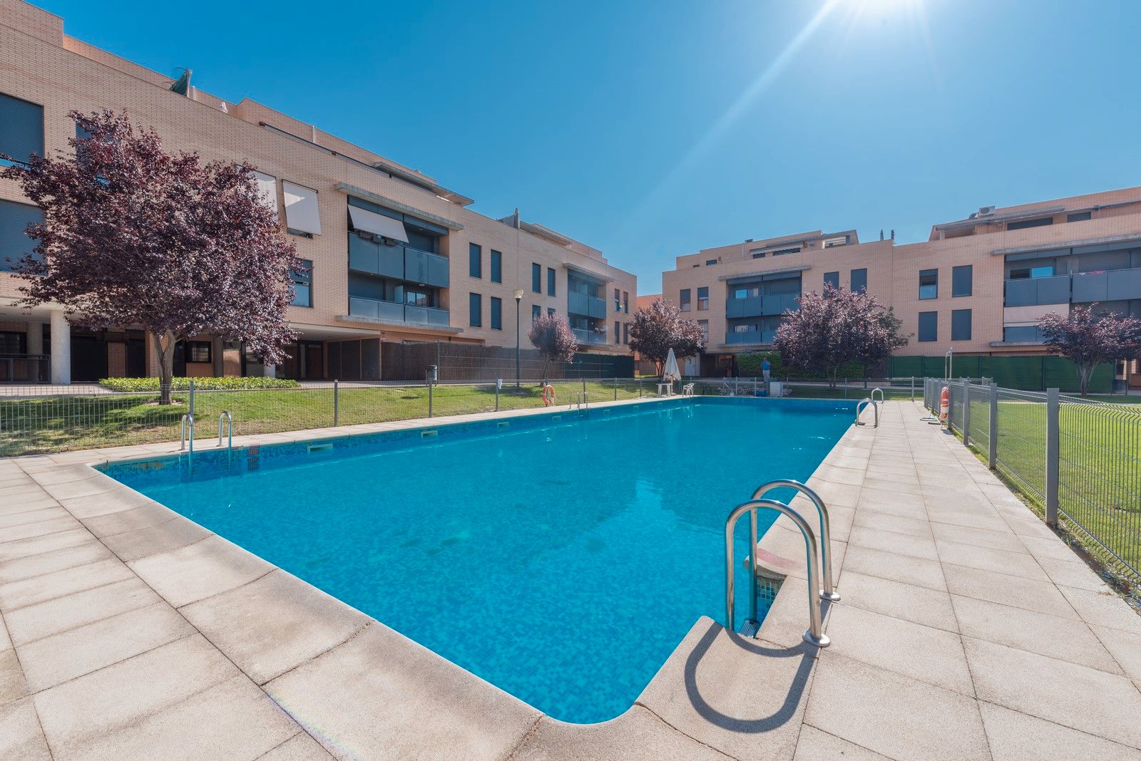 Swimming pool of Flat for sale in Las Rozas de Madrid  with Parquet flooring, Terrace and Storage room