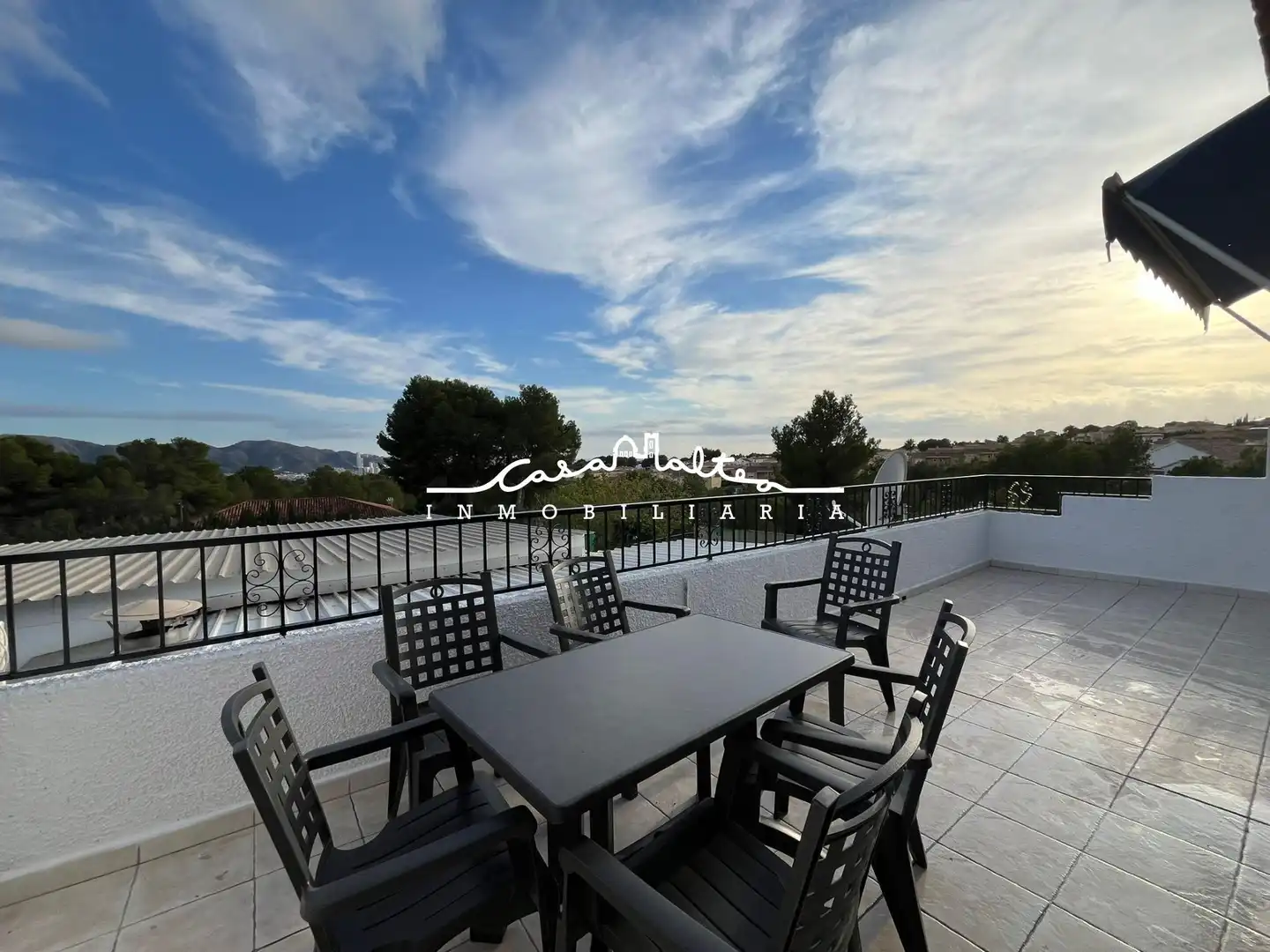 Terraza de Casa o chalet en venta en La Nucia con Aire acondicionado, Jardín privado y Terraza