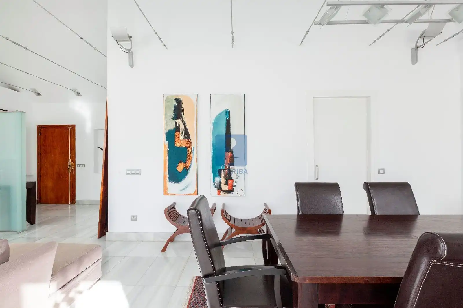 Dining room of Attic for rent in Madrid  with Air Conditioner, Heating and Storage room