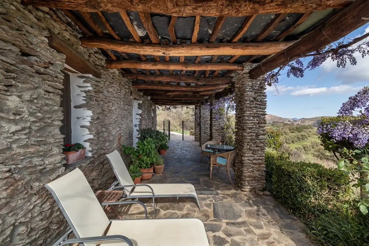Terrassa de Casa o xalet en venda en Pórtugos amb Calefacció, Jardí privat i Terrassa