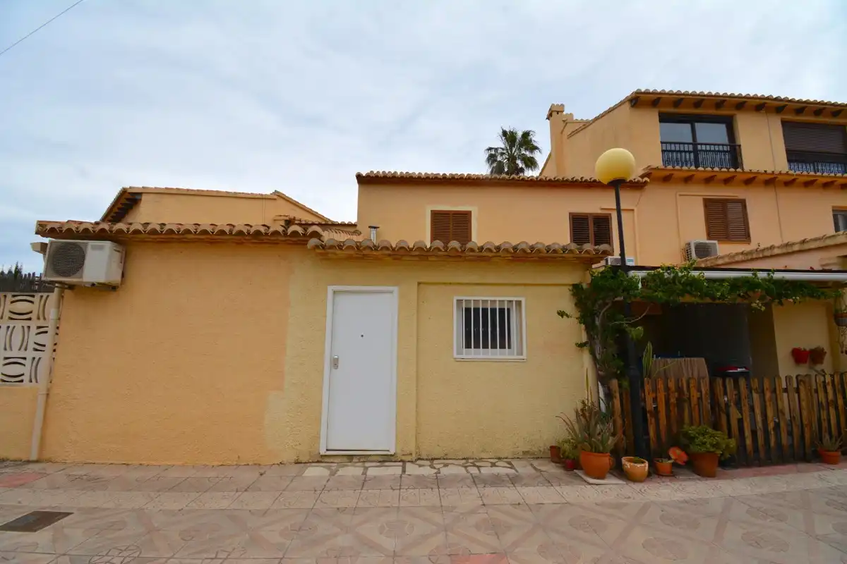Exterior view of Detached homes for sale in Dénia  with Air Conditioner and Community pool