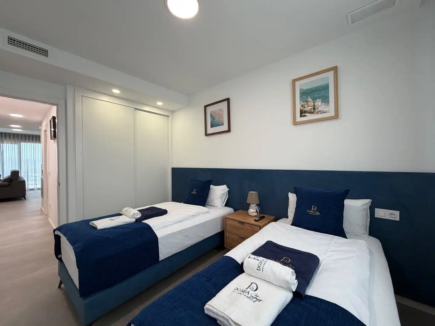 Schlafzimmer von Dachboden zur Miete in Finestrat mit Klimaanlage, Heizung und Privatgarten