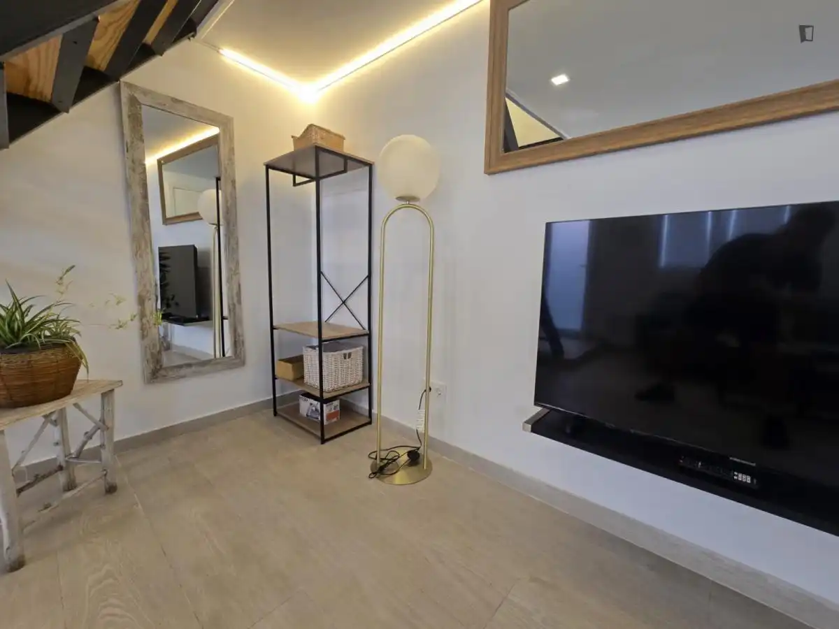 Wohnzimmer von Haus oder Chalet zur Miete in Madrid mit Klimaanlage, Möbliert und Waschmaschine