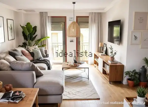 Sala d'estar de Pis en venda en Vigo  amb Calefacció, Parquet i Traster