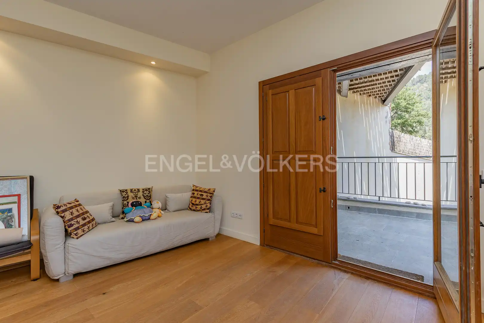 Sala de estar de Finca rústica en venta en Gallifa con Aire acondicionado, Calefacción y Jardín privado