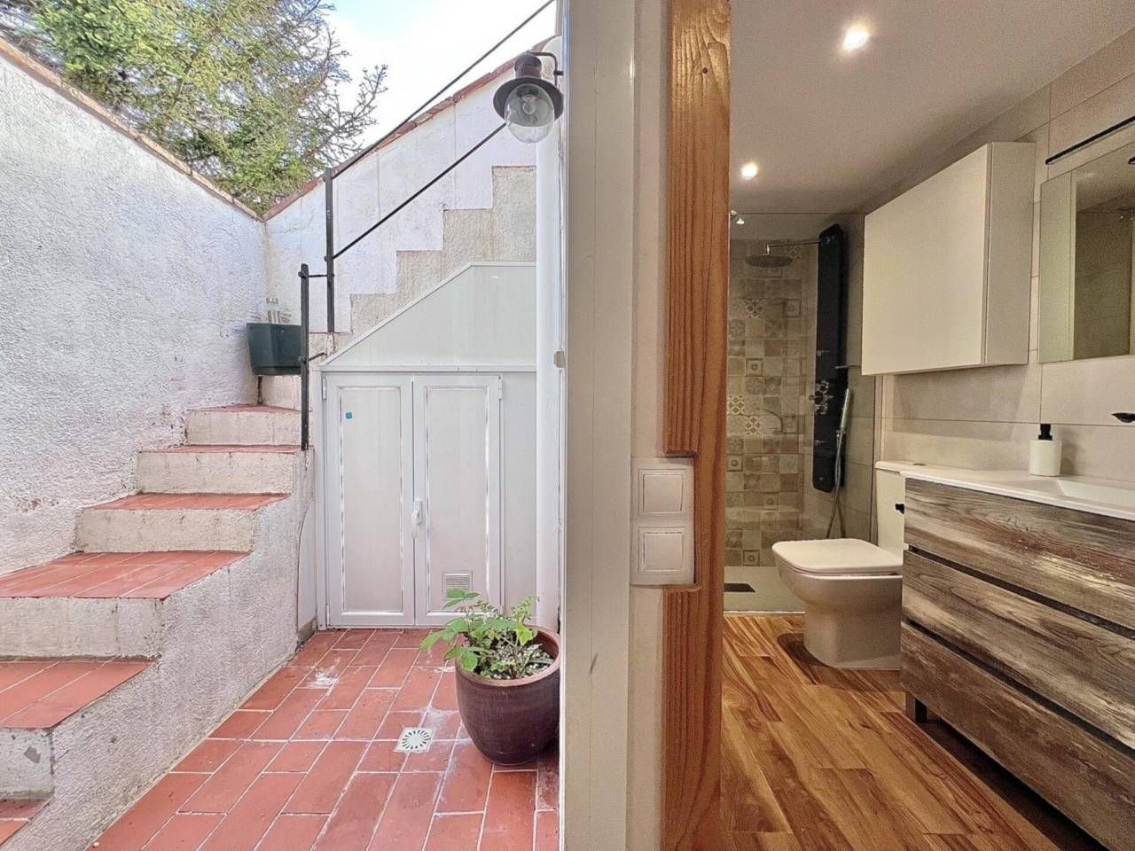 Bathroom of House or chalet for sale in Sant Vicenç de Castellet  with Heating, Parquet flooring and Terrace