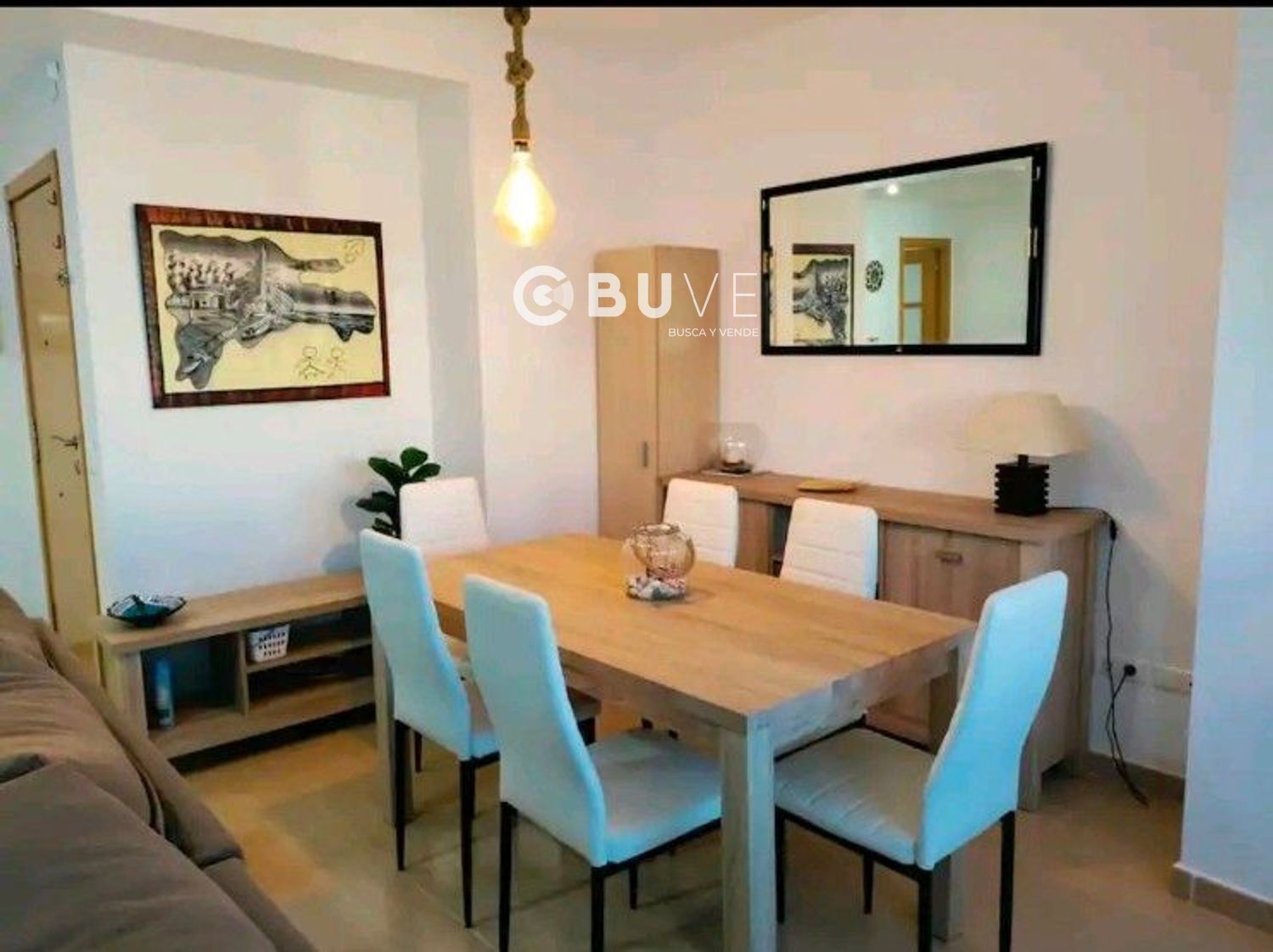Comedor de Piso en venta en Oropesa del Mar / Orpesa con Terraza, Trastero y Amueblado