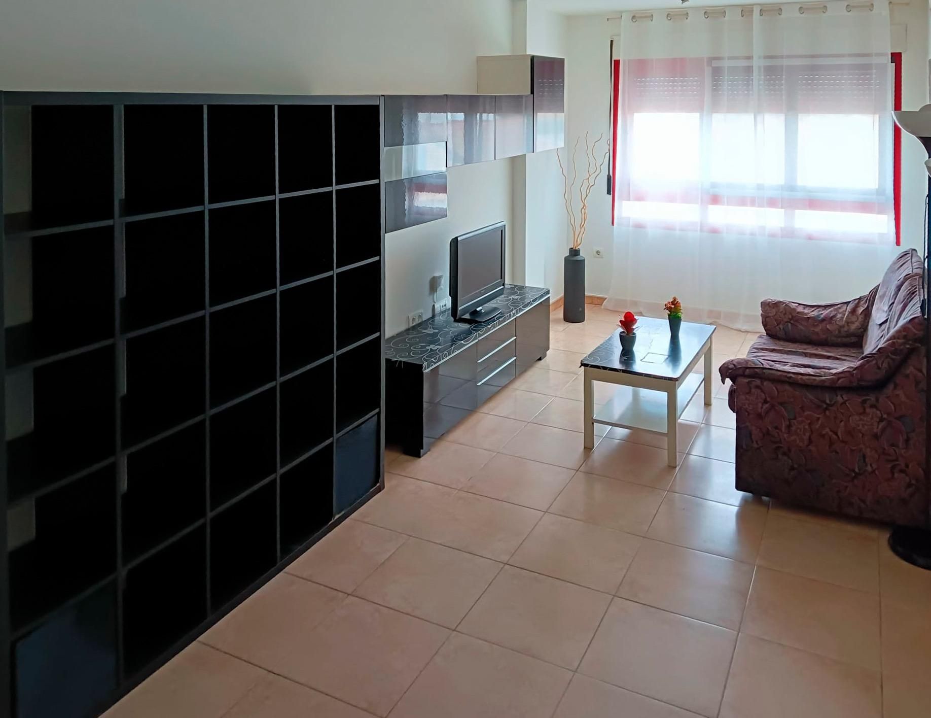 Sala de estar de Piso en venta en  Murcia Capital con Aire acondicionado, Trastero y Balcón