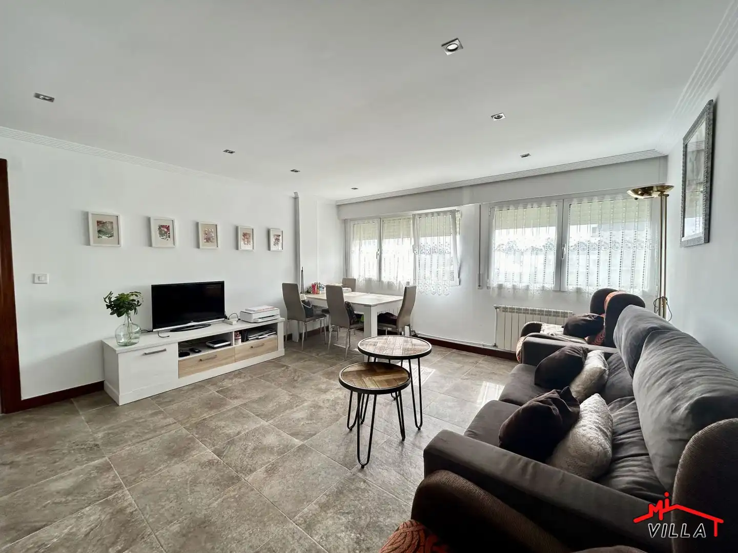 Living room of Flat for rent in Laredo  with Heating, Terrace and Furnished