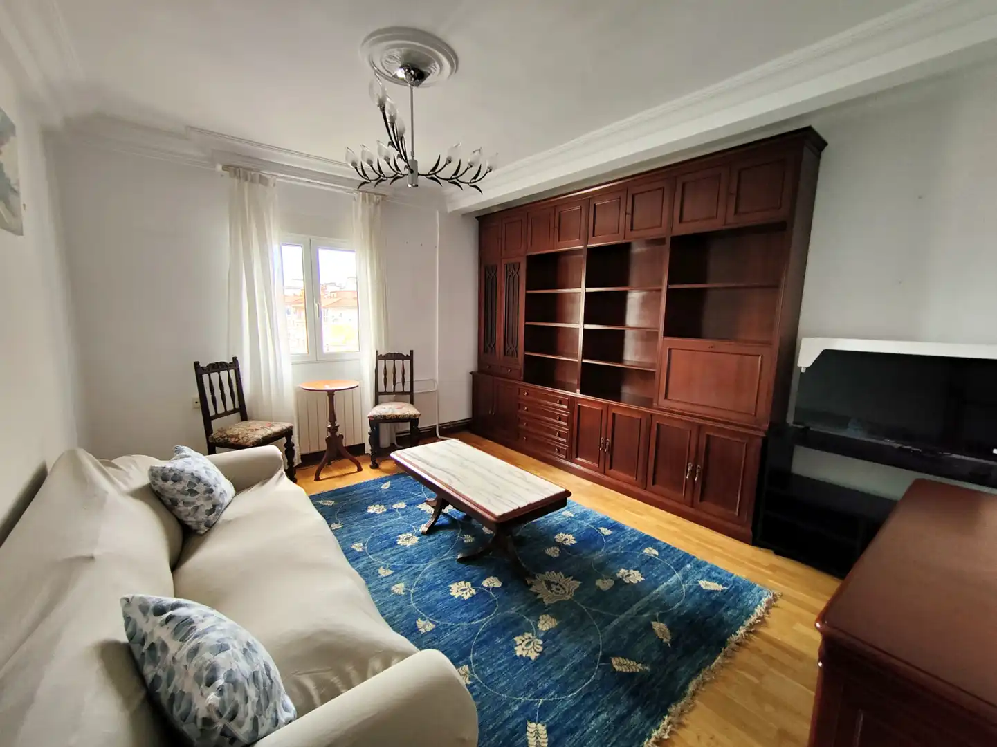 Living room of Flat for rent in Santander  with Heating and Parquet flooring