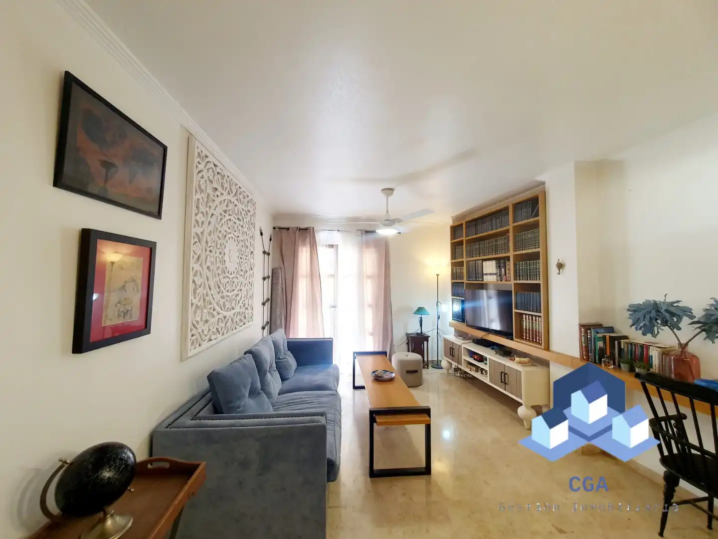 Sala de estar de Piso en venta en Lorca con Aire acondicionado, Calefacción y Amueblado