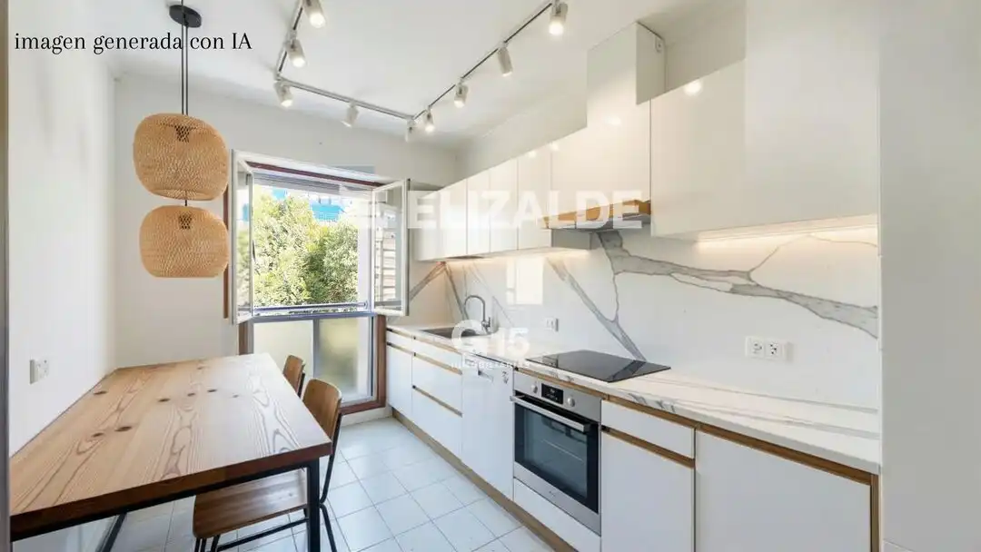 Küche von Wohnung zum Verkauf in Astigarraga mit Balkon