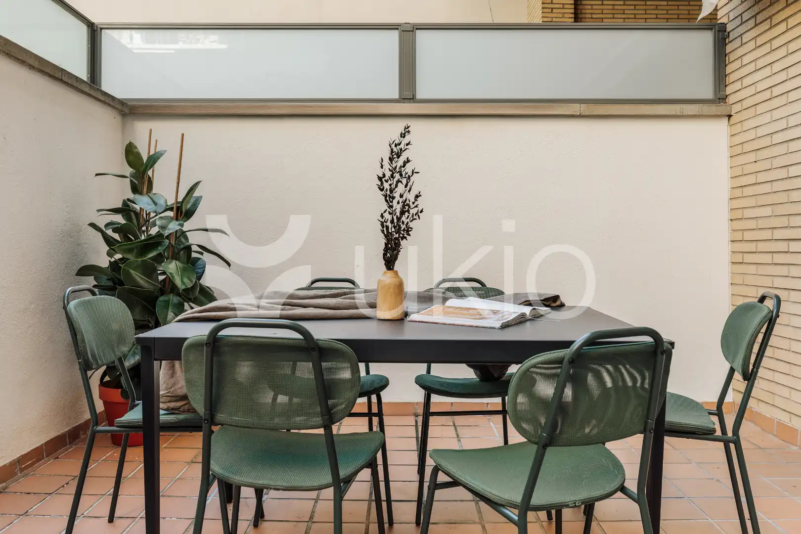 Terrasse von Wohnungen zur Miete in Barcelona mit Klimaanlage, Heizung und Terrasse