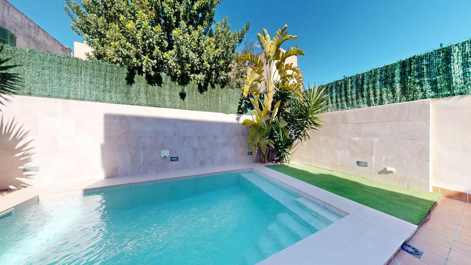 Piscina de Casa o xalet en venda en  Palma de Mallorca amb Aire condicionat, Jardí privat i Piscina