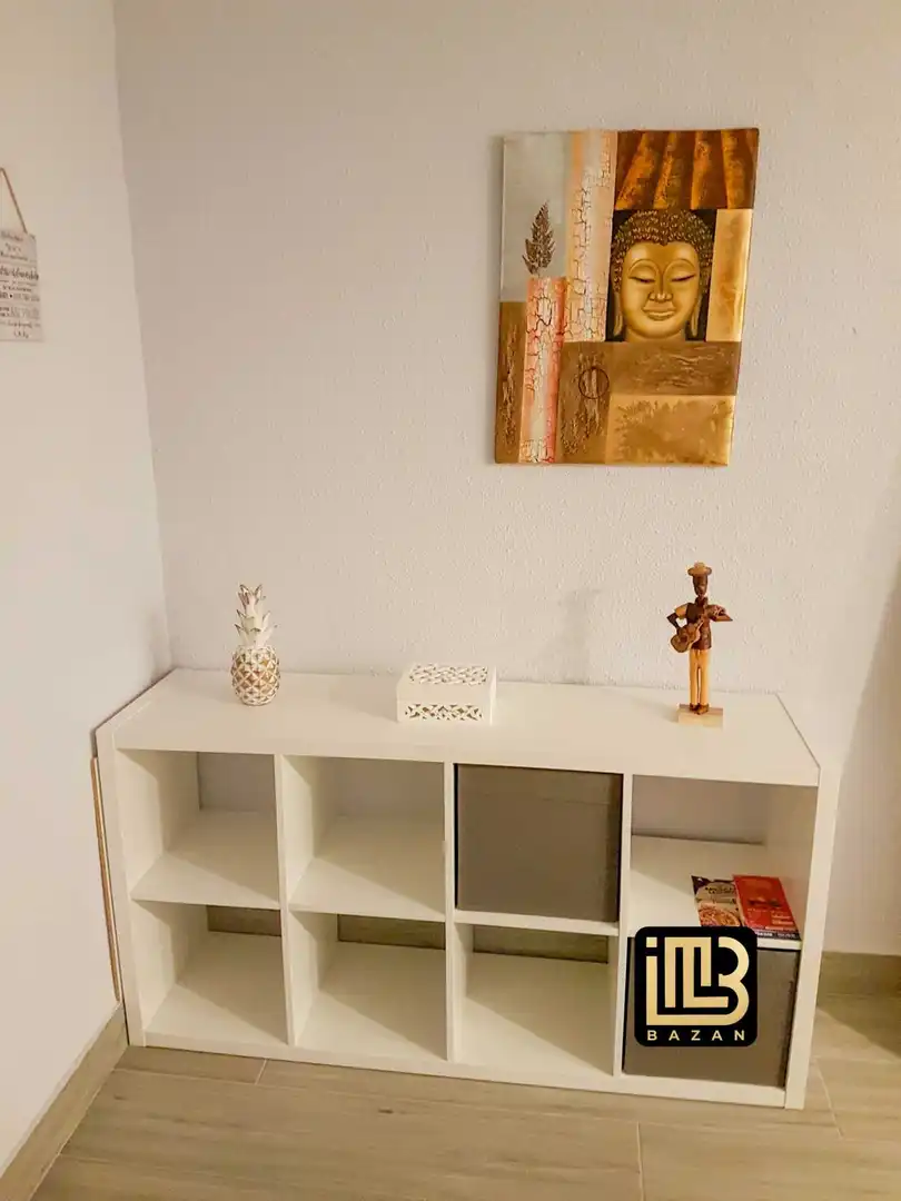 Wohnzimmer von Wohnung zur Miete in Málaga mit Klimaanlage, Heizung und Terrasse