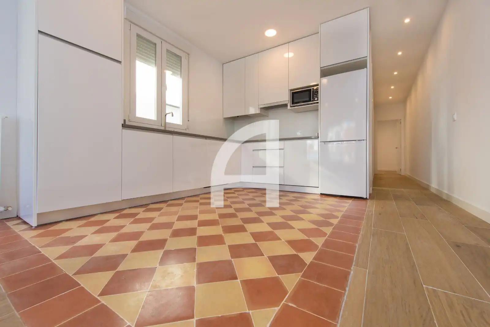Kitchen of Attic for rent in Madrid  with Air Conditioner, Heating and Terrace