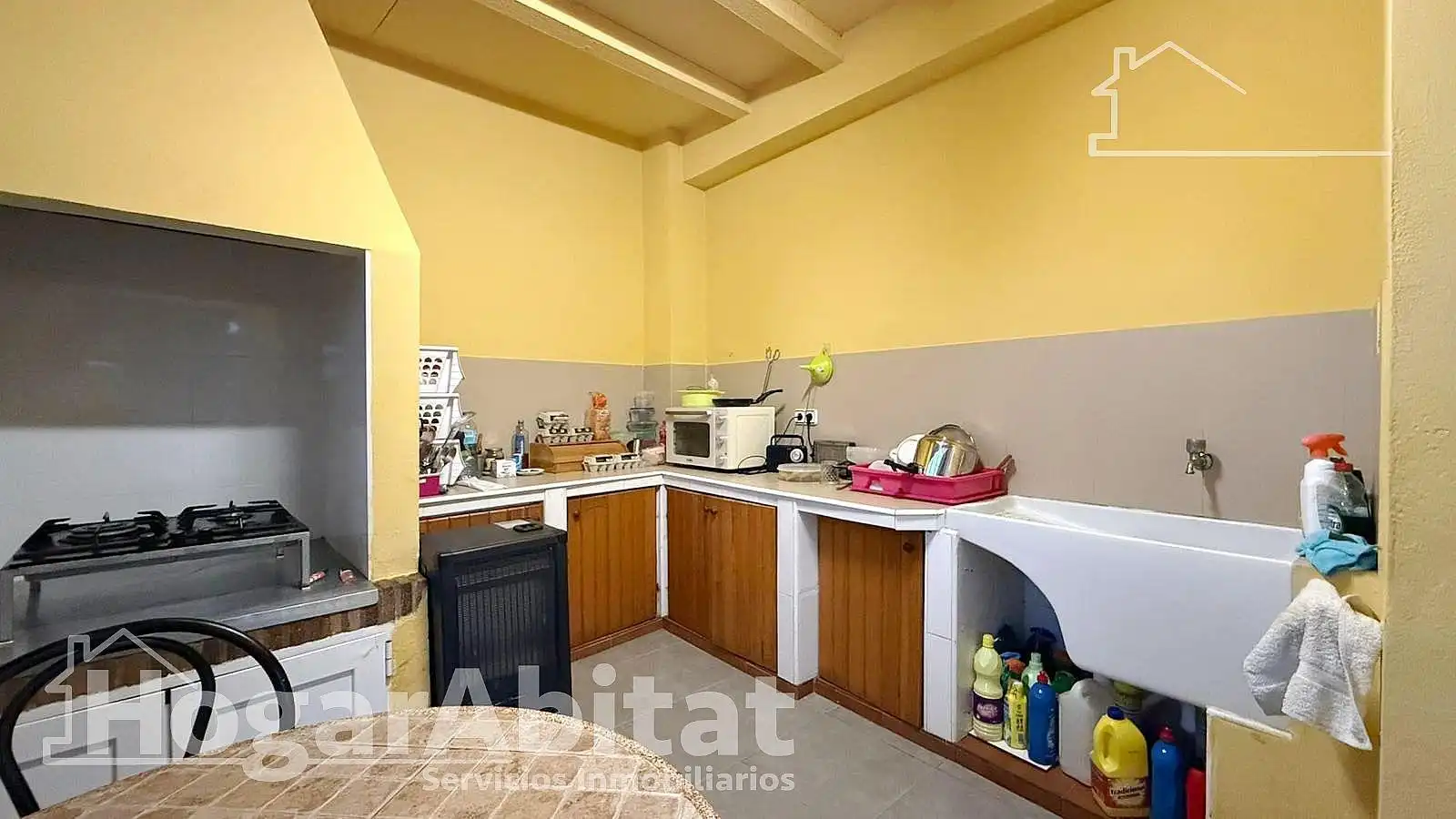 Cocina de Casa o chalet en venta en Gandia con Aire acondicionado, Calefacción y Terraza