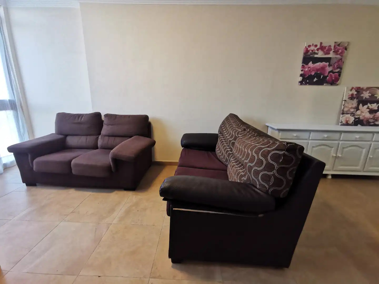 Wohnzimmer von Wohnung zur Miete in Málaga mit Klimaanlage, Heizung und Möbliert