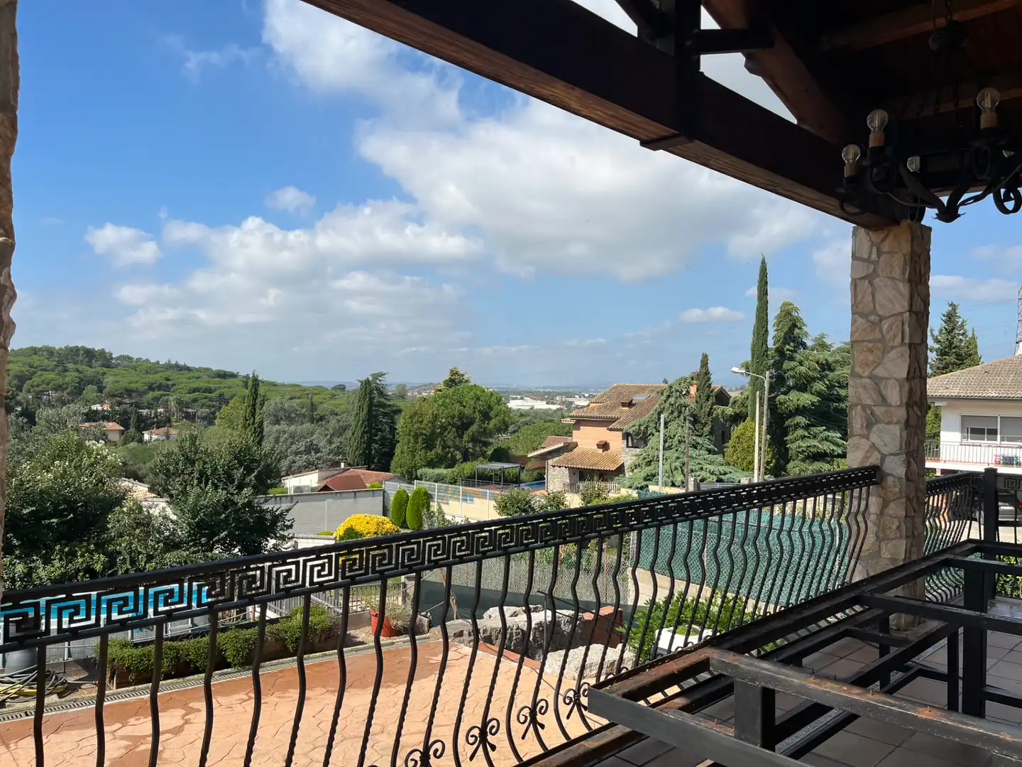 Terrassa de Casa o xalet en venda en Vilanova del Vallès amb Aire condicionat, Calefacció i Jardí privat