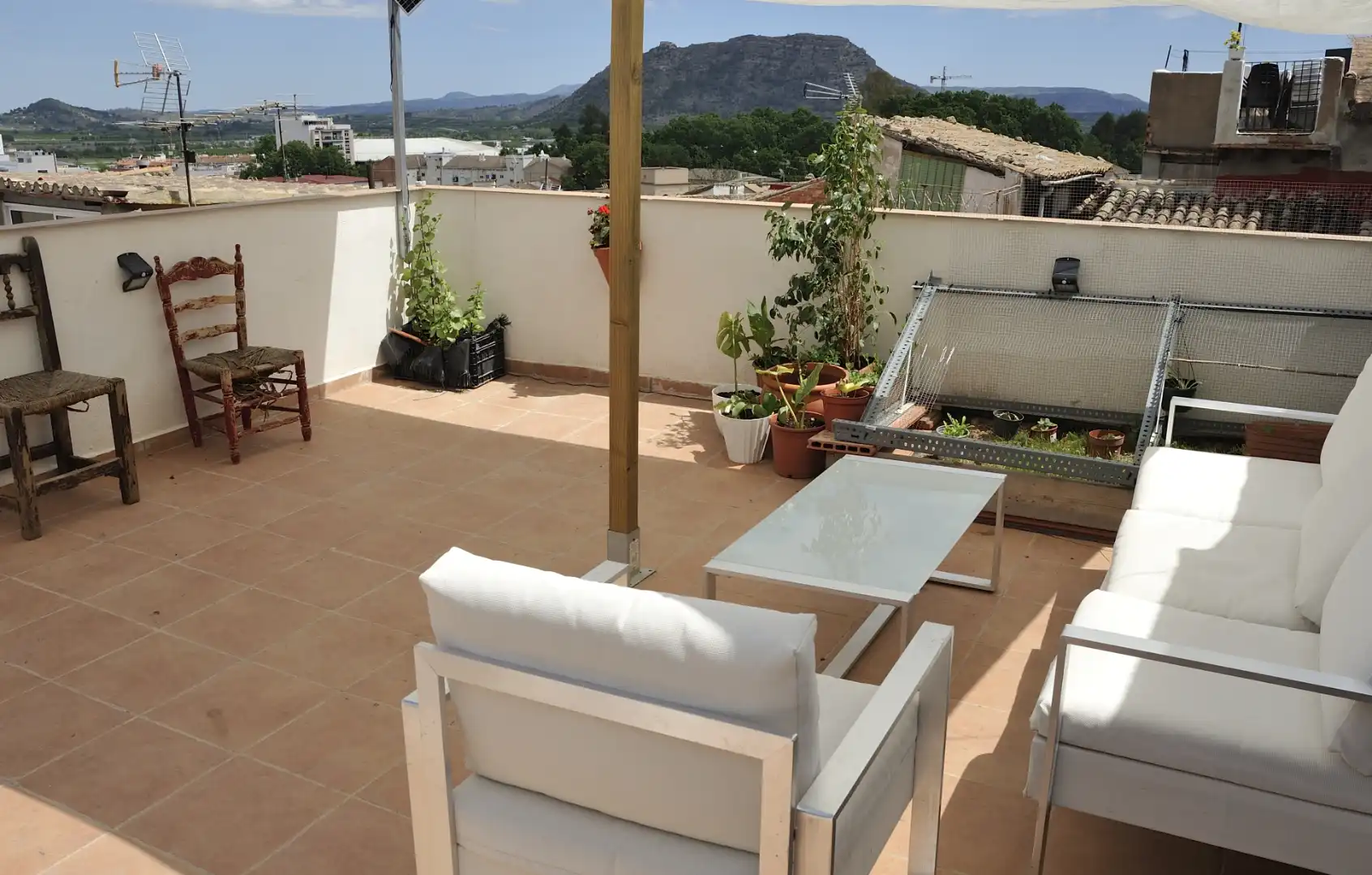 Terrace of Attic for rent in Xàtiva, Valencia