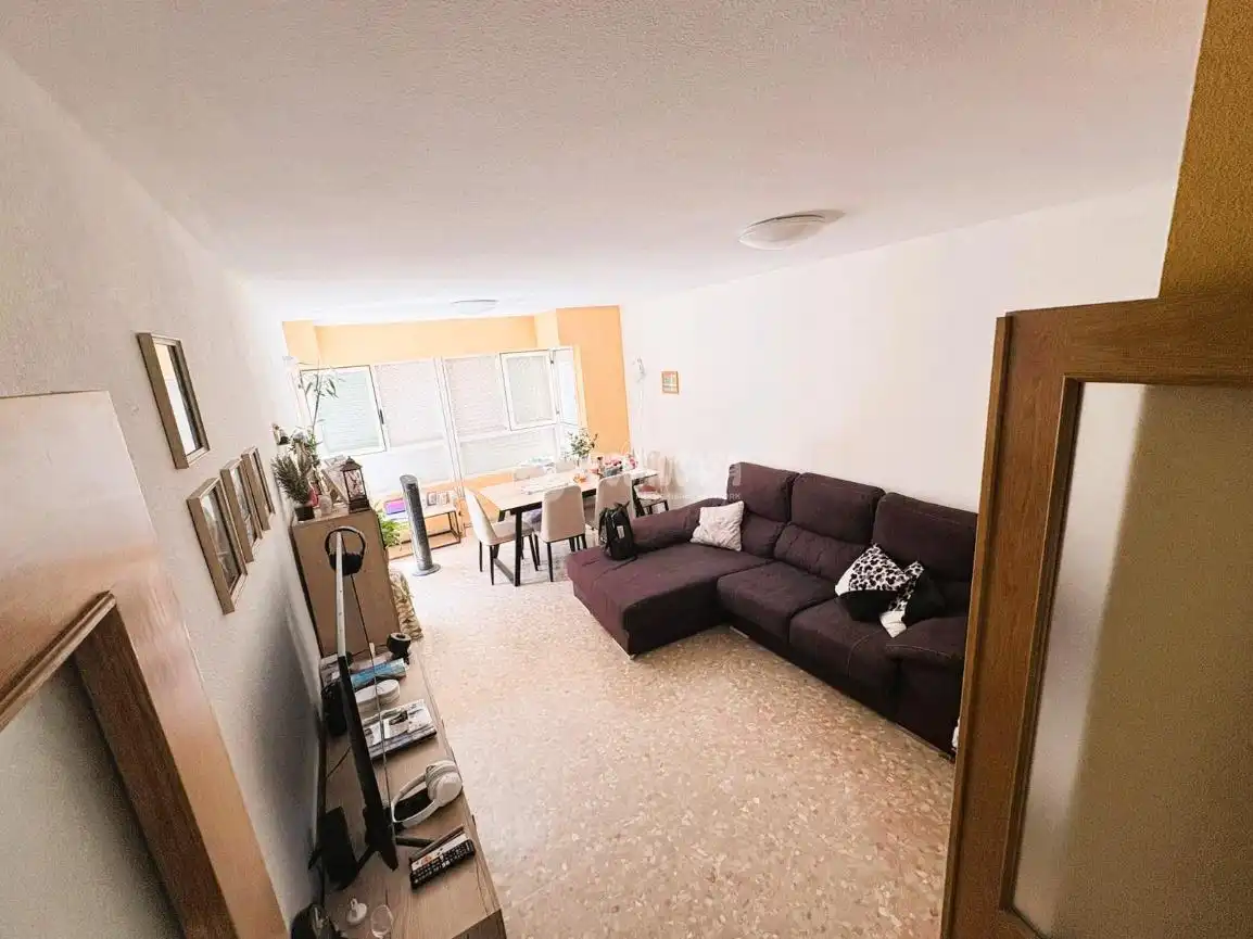 Sala de estar de Piso en venta en Valencia con Aire acondicionado y Balcón