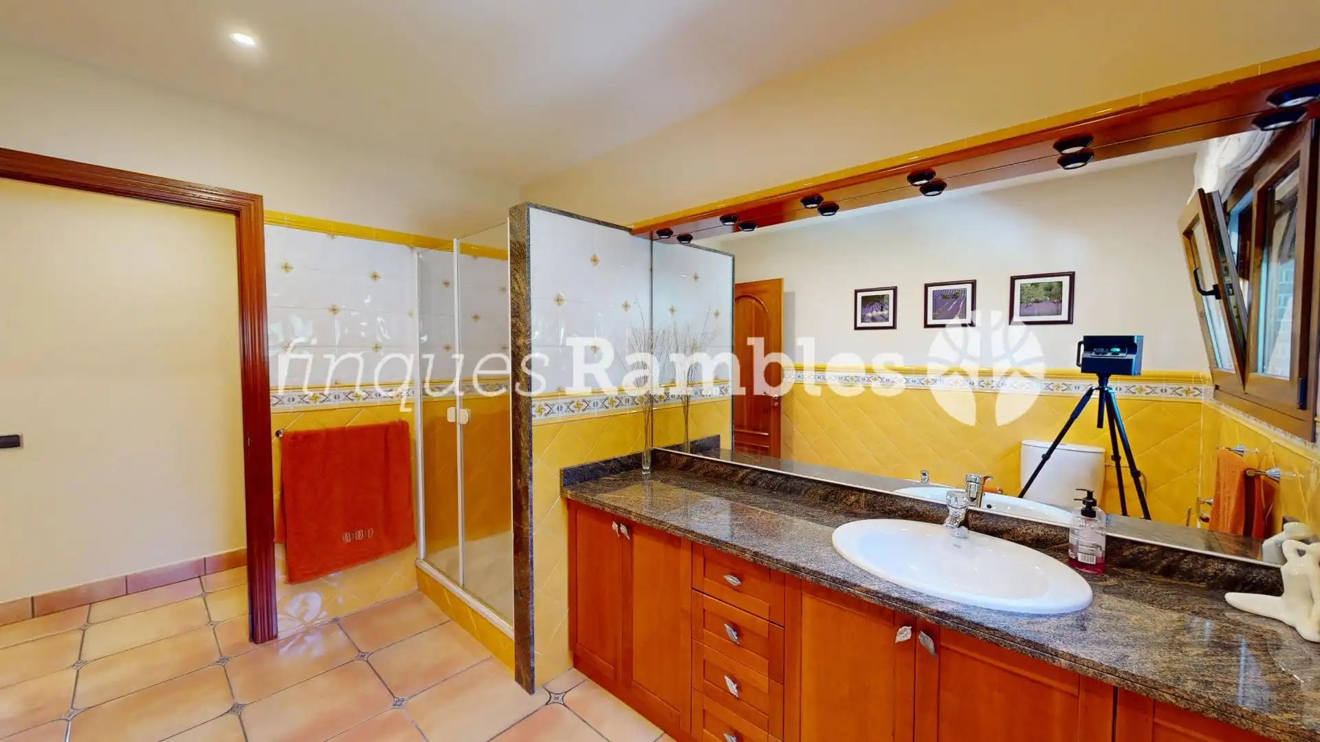 Baño de Casa o chalet en venta en La Pobla de Claramunt con Calefacción, Jardín privado y Terraza