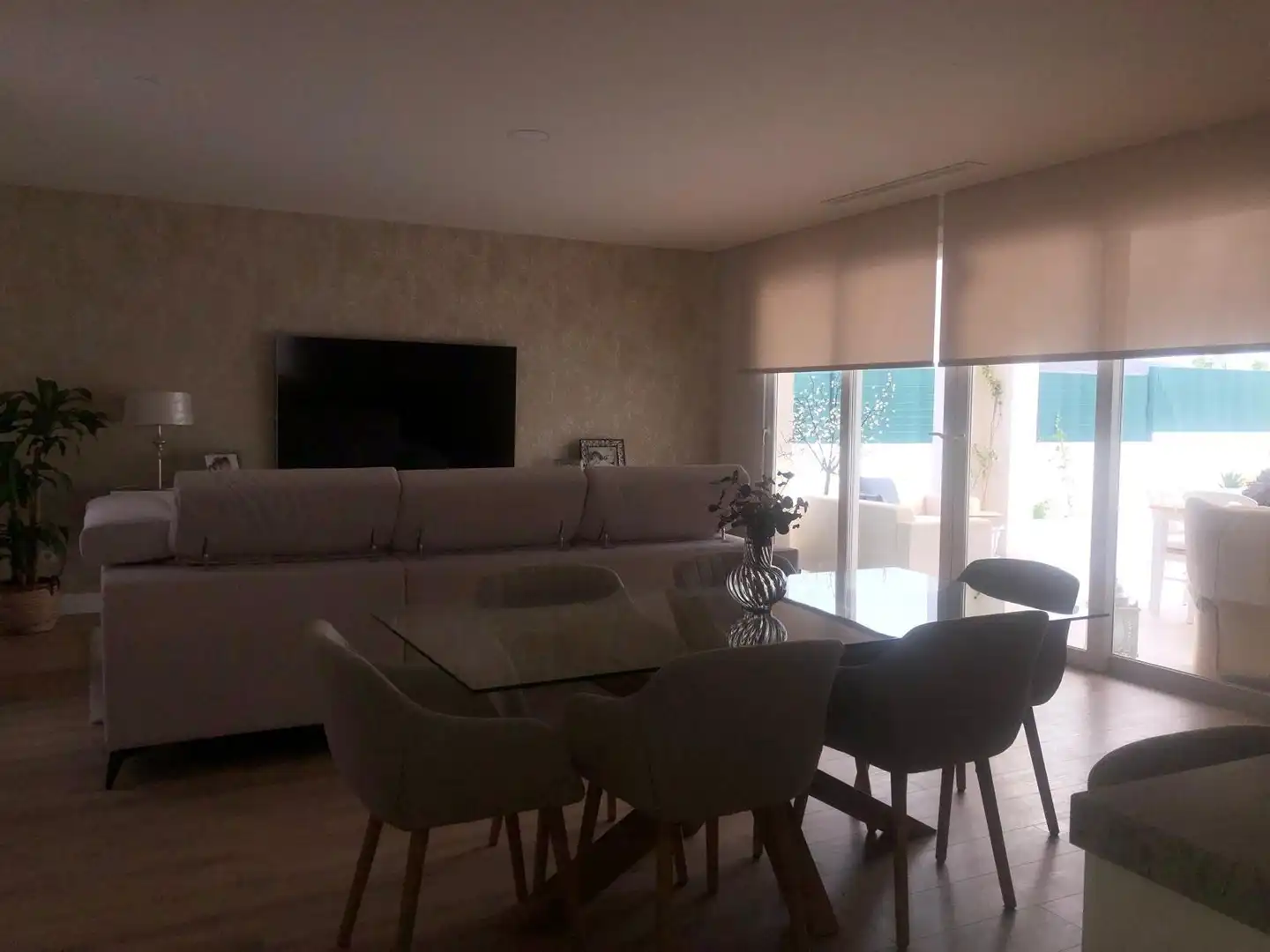 Wohnzimmer von Haus oder Chalet zum Verkauf in Aspe mit Klimaanlage, Privatgarten und Terrasse