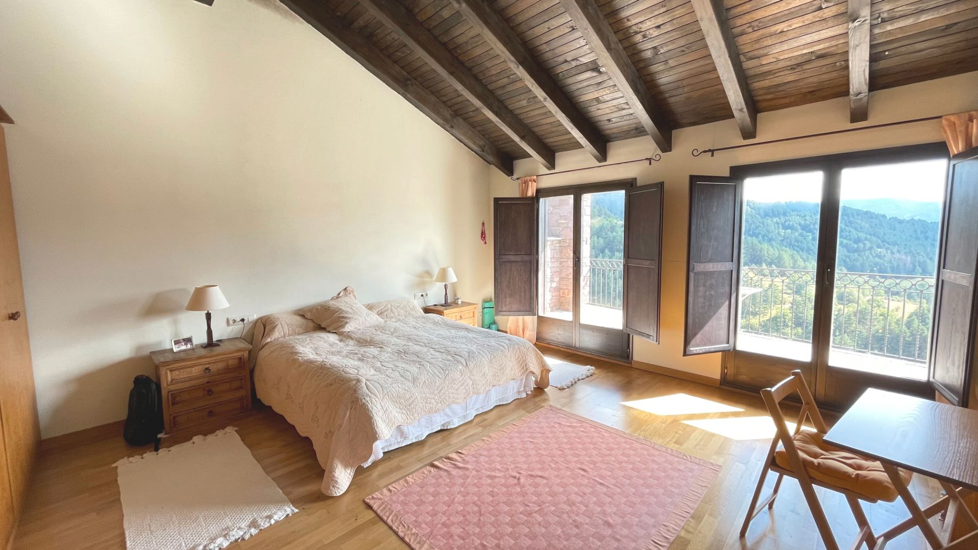 Bedroom of House or chalet for sale in Montferrer i Castellbò  with Heating, Parquet flooring and Terrace