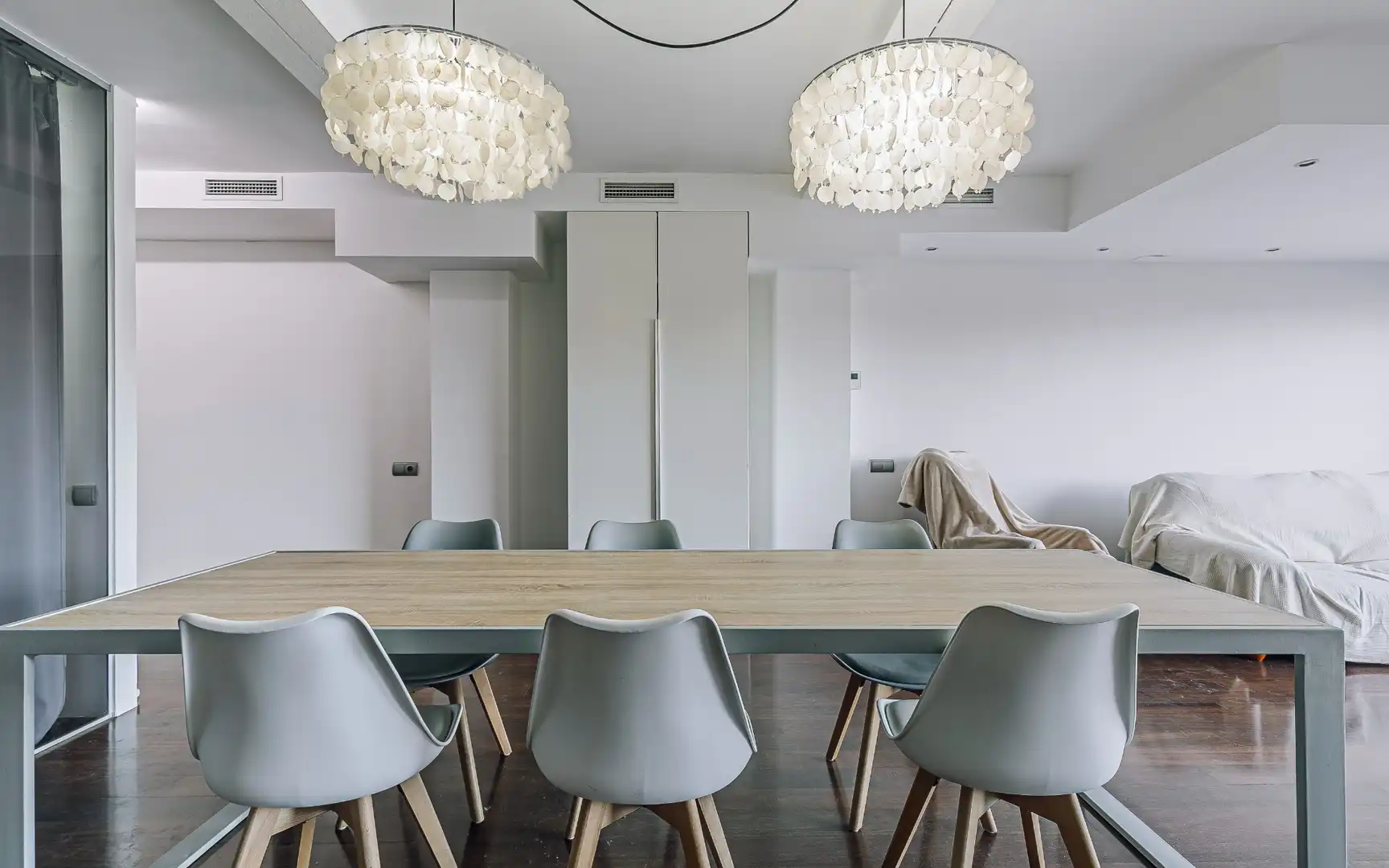 Esszimmer von Wohnung zum Verkauf in Barcelona mit Klimaanlage, Heizung und Möbliert