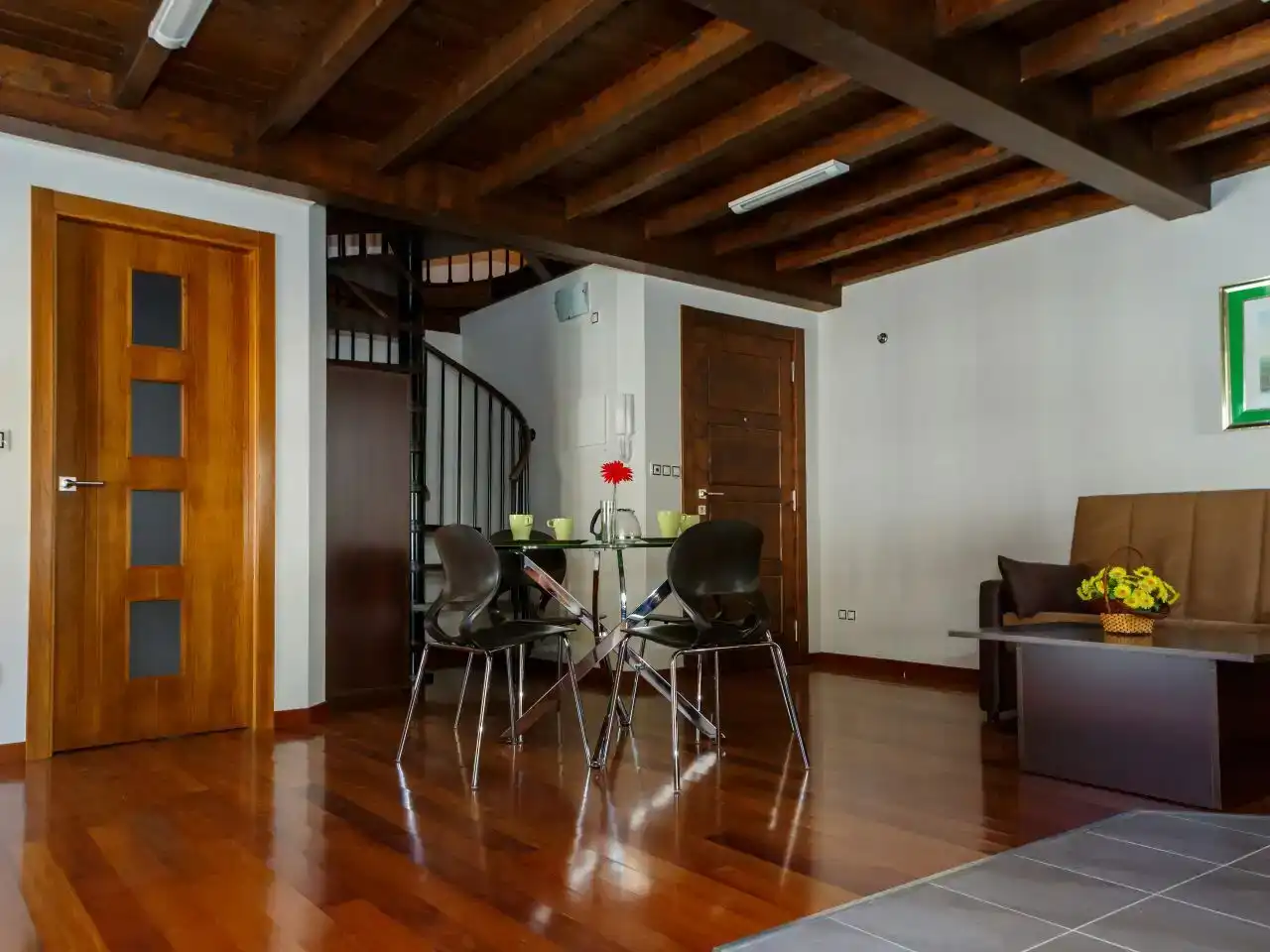 Esszimmer von Wohnung zur Miete in Carnota mit Möbliert und Balkon