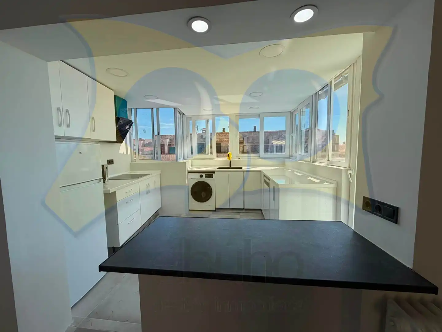 Kitchen of Attic for sale in Salamanca  with Heating, Parquet flooring and Terrace
