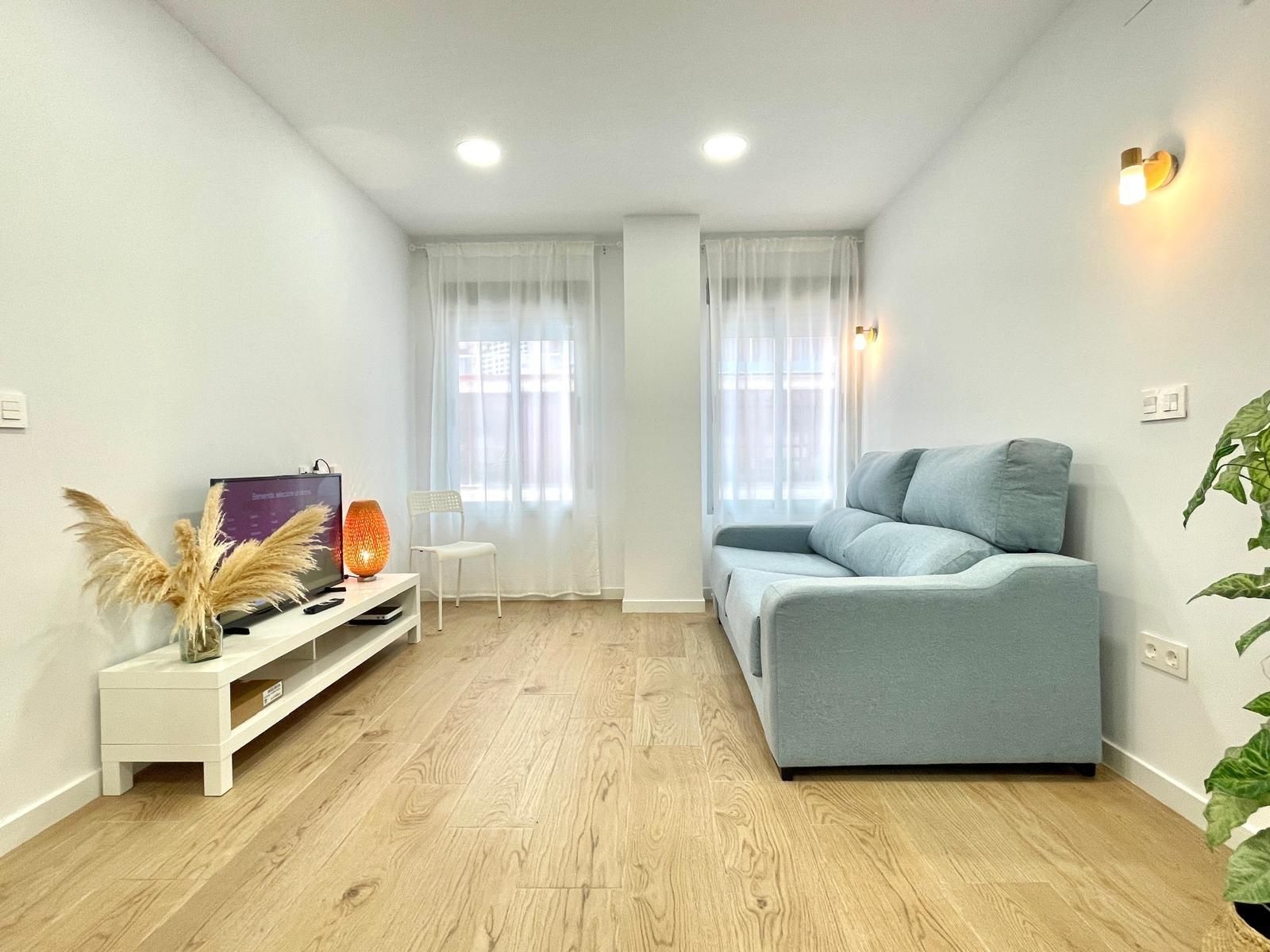 Sala de estar de Piso en venta en San Vicente del Raspeig / Sant Vicent del Raspeig con Terraza
