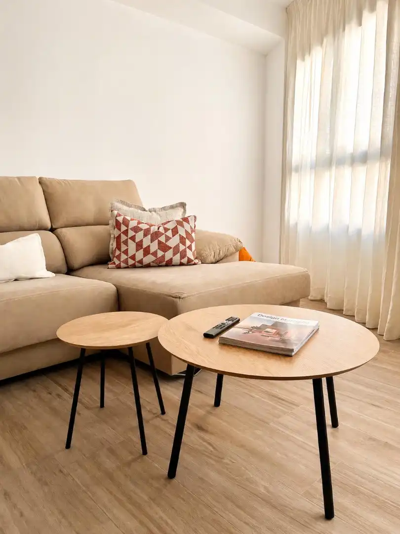 Living room of Flat for rent in Fuengirola  with Air Conditioner, Furnished and Washing machine