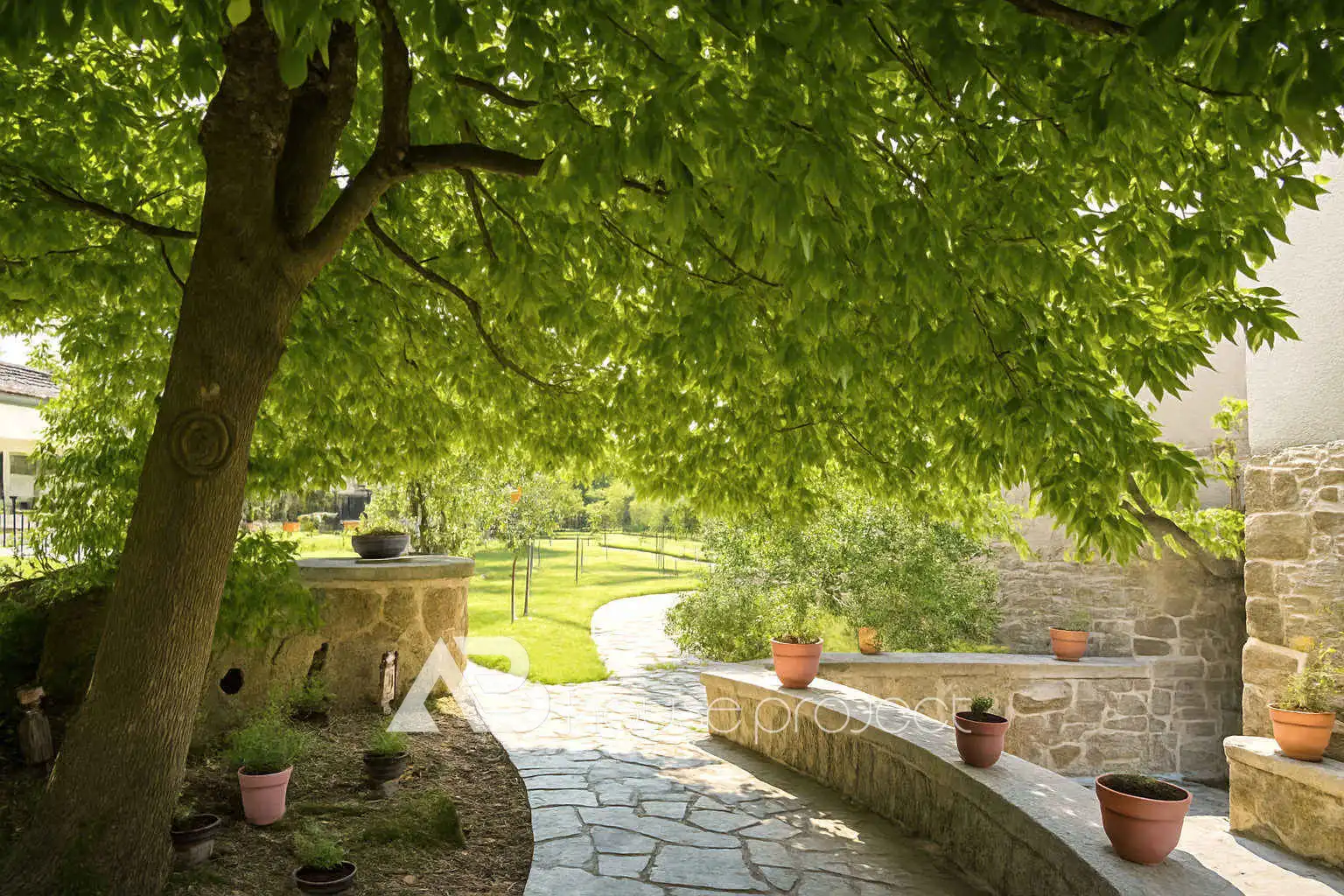 Jardín de Casa o chalet en venta en Monterroso con Aire acondicionado, Jardín privado y Terraza