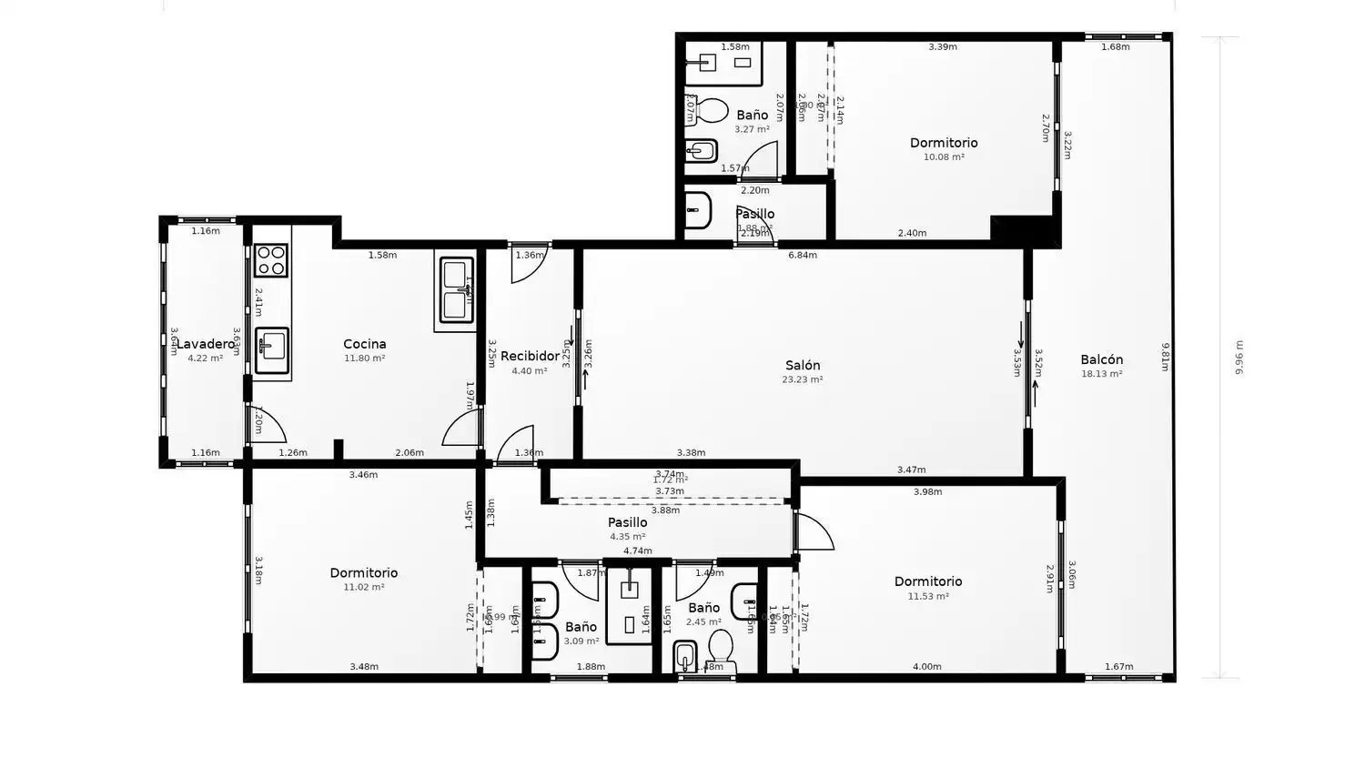 Flat with lift for sale in Ciudad Lineal, imagen 38