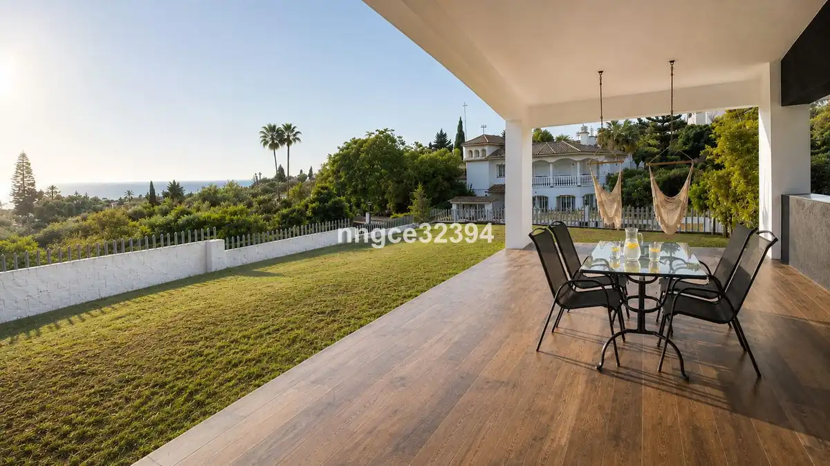 Exterior view of Houses for sale in Estepona  with Air Conditioner, Private garden and Terrace