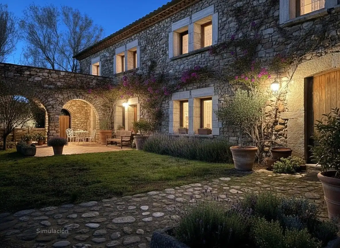 Vista exterior de Finca rústica en venda en Cabanelles amb Calefacció, Jardí privat i Terrassa