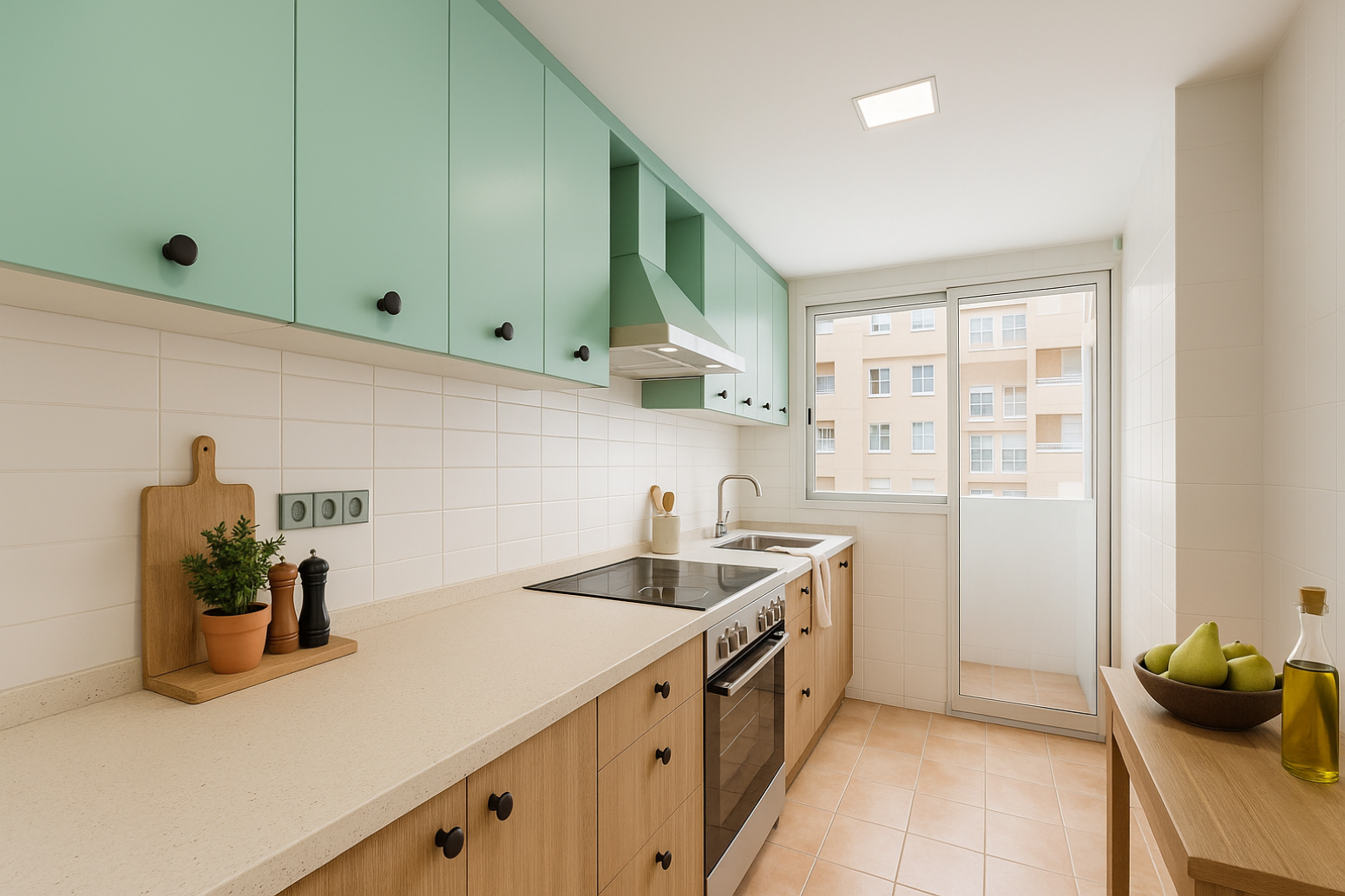 Kitchen of Flat for sale in  Valencia Capital  with Balcony