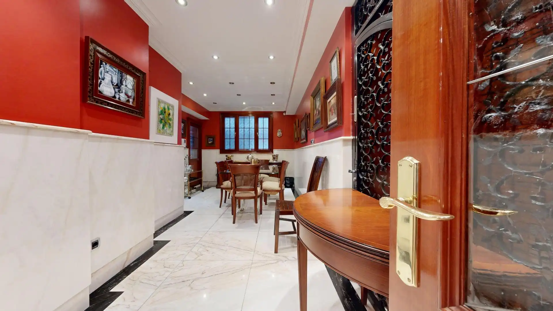 Dining room of Flat for sale in Bilbao   with Heating, Terrace and Balcony