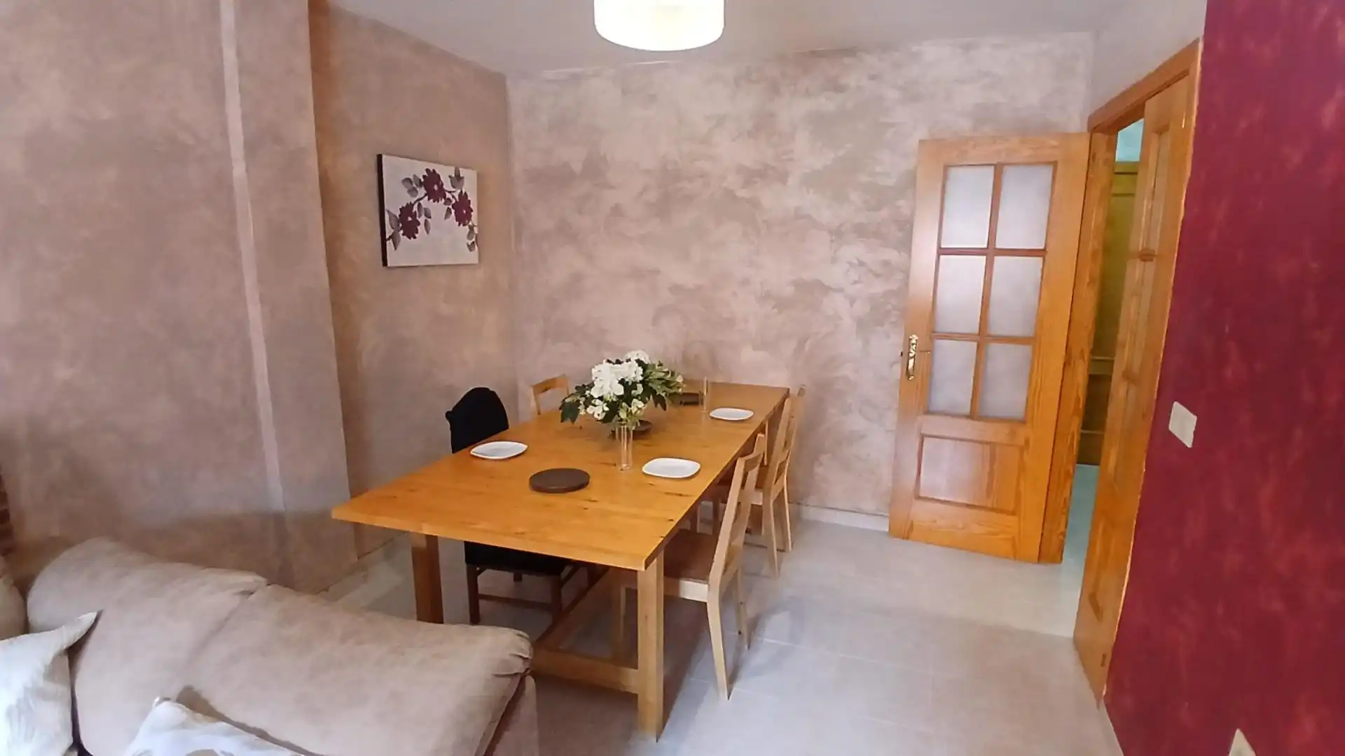 Dining room of Flat for sale in Vícar  with Storage room, Furnished and Community pool