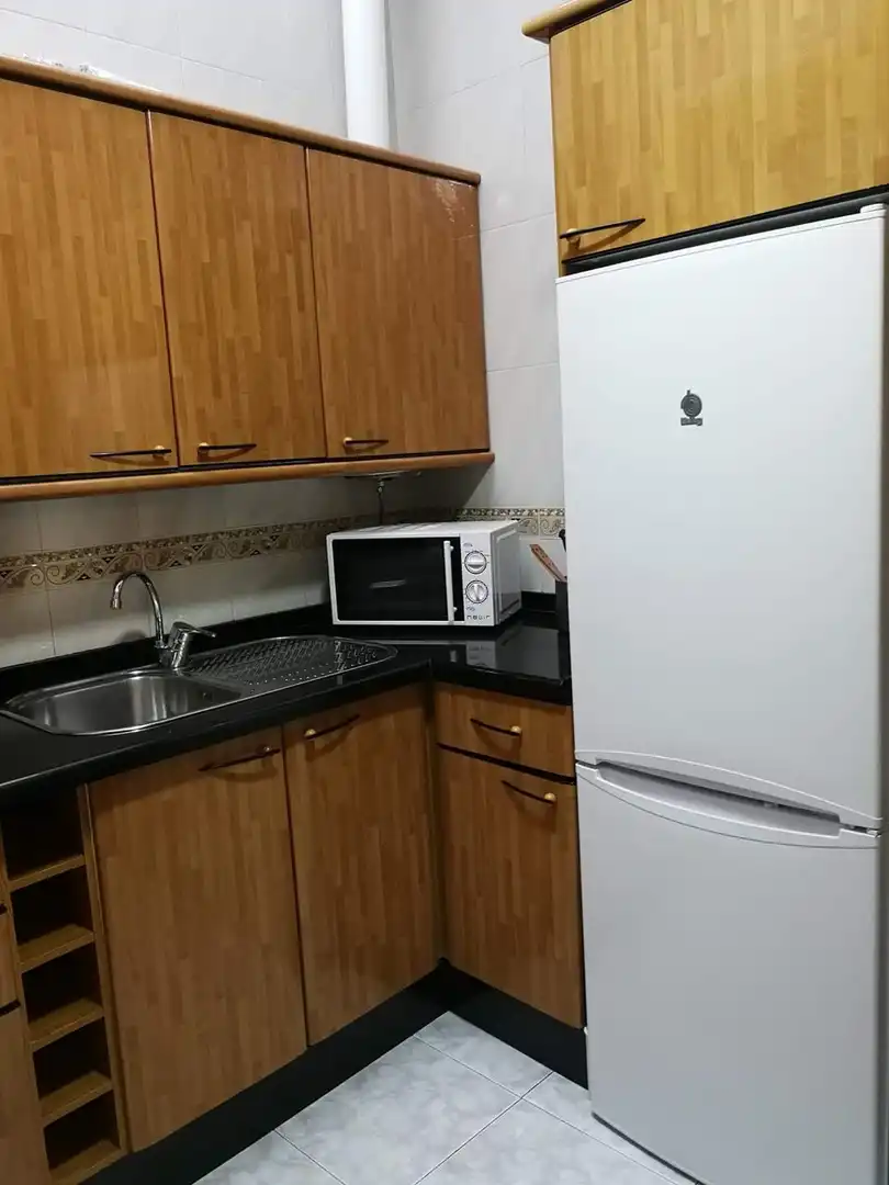 Cuina de Apartament de lloguer en Torremolinos amb Aire condicionat, Calefacció i Terrassa