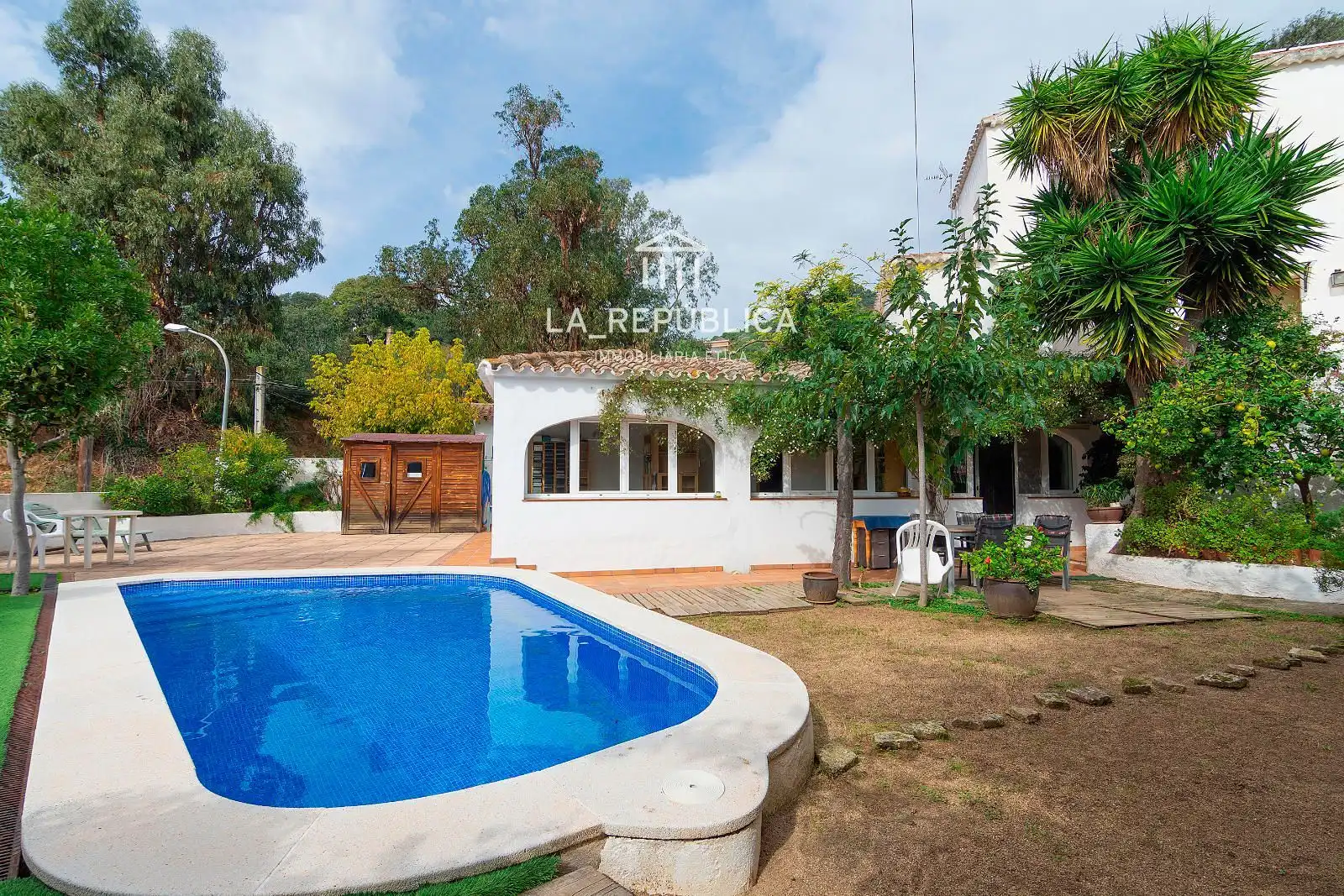 Jardín de Casa o chalet en venta en Cabrera de Mar con Aire acondicionado, Calefacción y Jardín privado