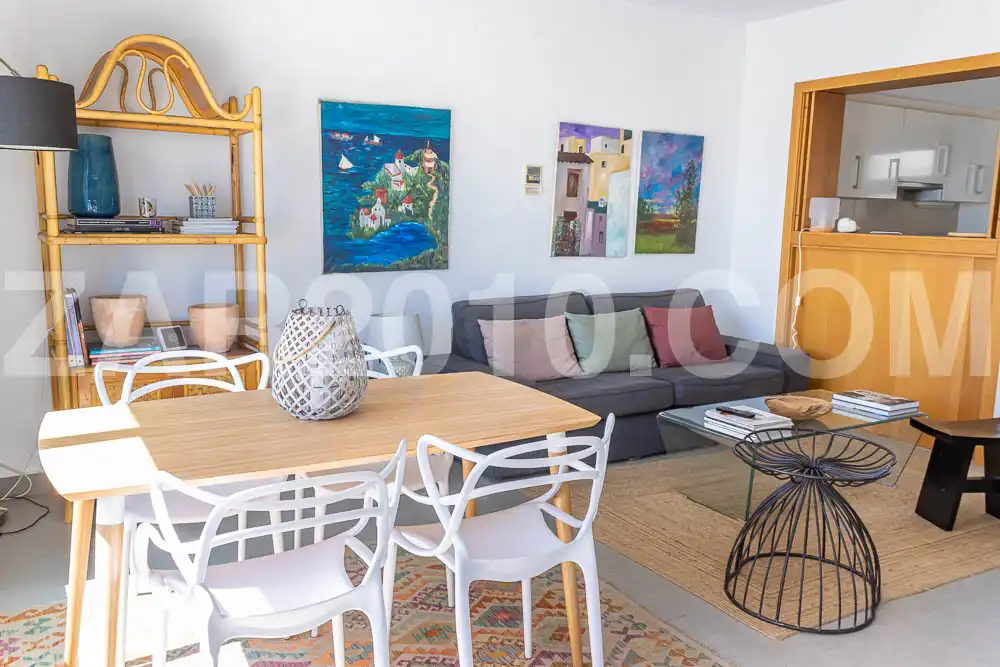 Sala d'estar de Apartament en venda en Mojácar amb Aire condicionat, Terrassa i Traster
