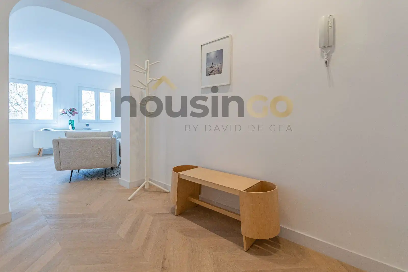 Exterior view of Flat for sale in Madrid  with Air Conditioner, Heating and Parquet flooring