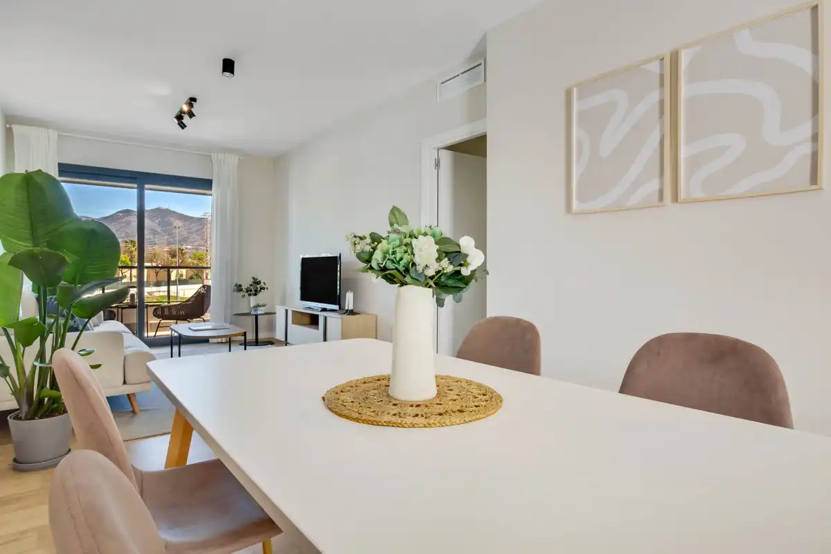 Comedor de Apartamento en venta en Mijas con Terraza
