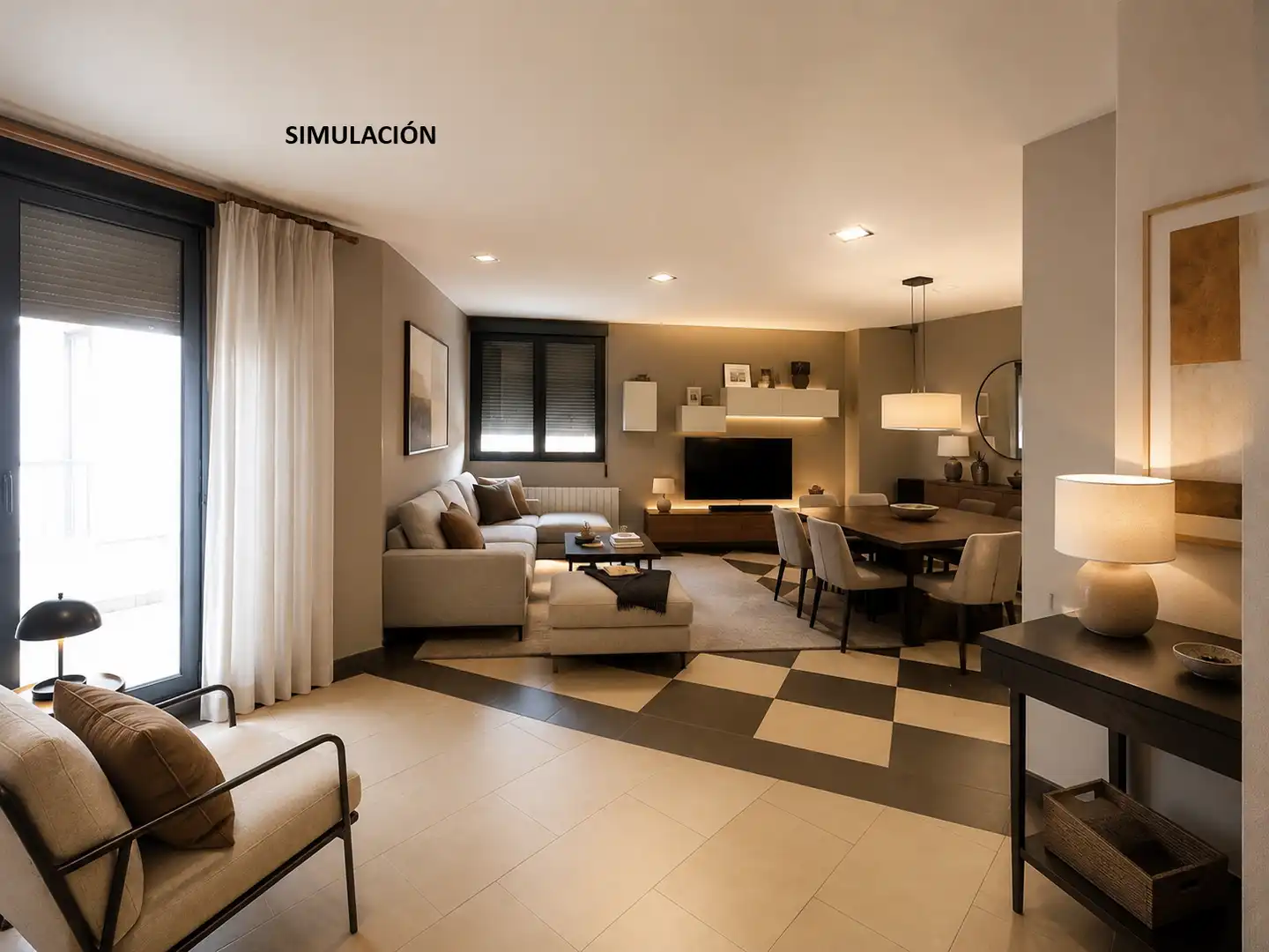 Sala de estar de Piso en venta en Agullent con Aire acondicionado, Calefacción y Trastero