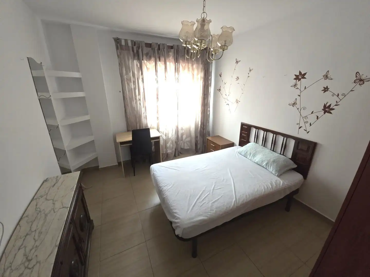Bedroom of Flat for rent in Cáceres  with Terrace and Furnished
